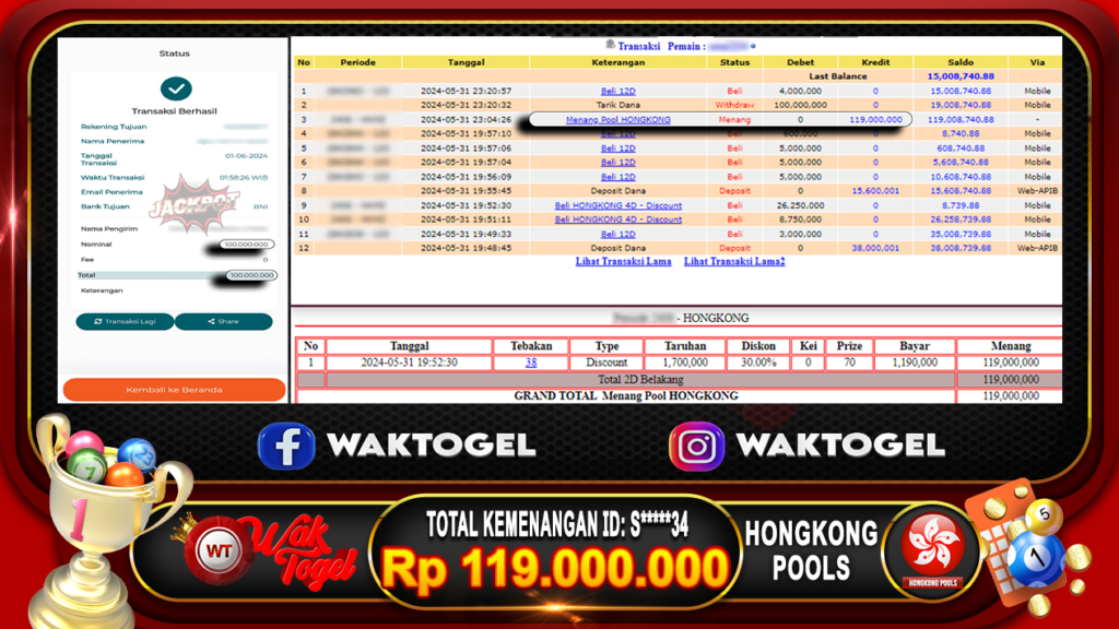 BUKTI PEMBAYARAN HONGKONG WAKTOGEL