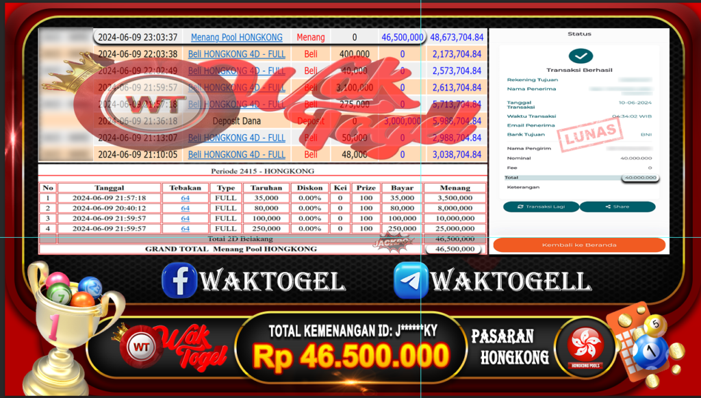 BUKTI PEMBAYARAN HONGKONG WAKTOGEL