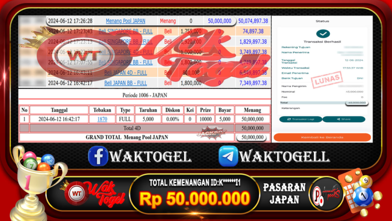 BUKTI PEMBAYARAN JAPAN WAKTOGEL