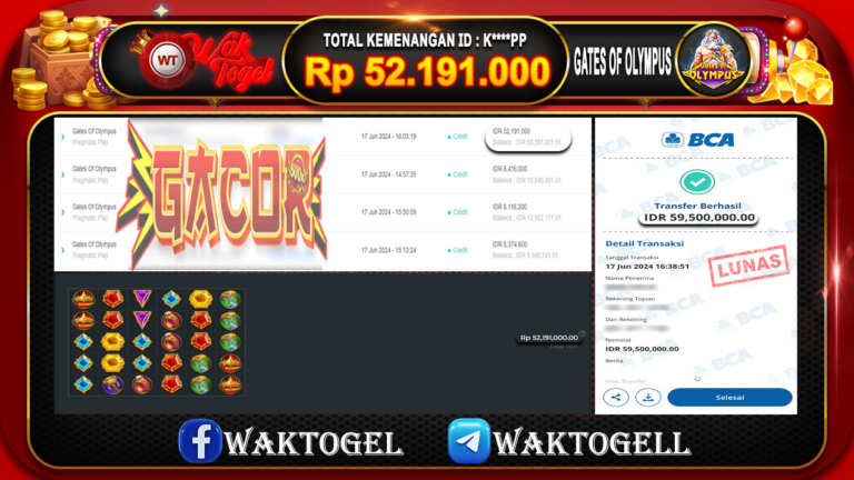 BUKTI PEMBAYARAN SLOT WAKTOGEL