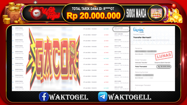 BUKTI PEMBAYARAN SLOT WAKTOGEL