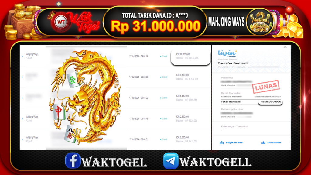 BUKTI PEMBAYARAN SLOT WAKTOGEL