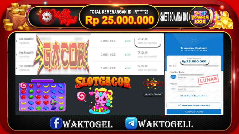 BUKTI PEMBAYARAN SLOT WAKTOGEL