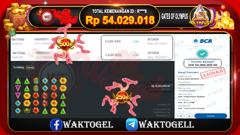 BUKTI PEMBAYARAN SLOT WAKTOGEL