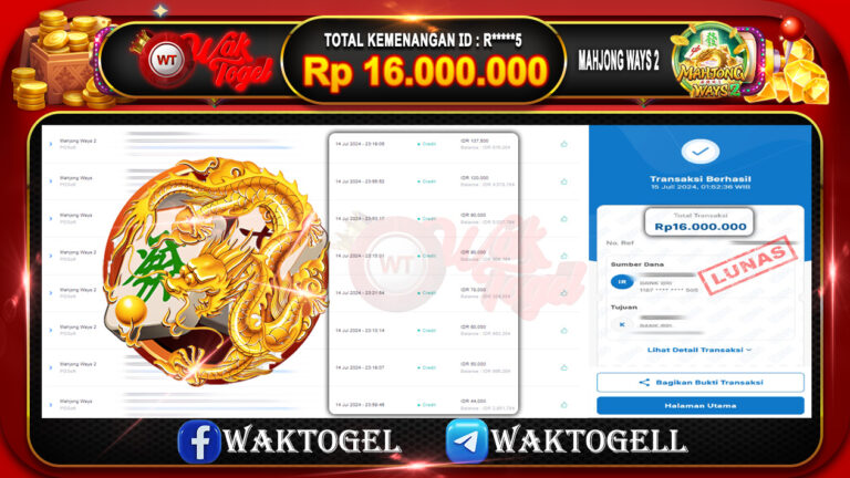 BUKTI PEMBAYARAN SLOT WAKTOGEL