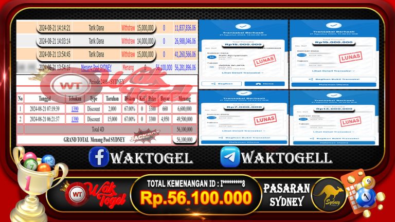 BUKTI PEMBAYARAN SYDNEY WAKTOGEL