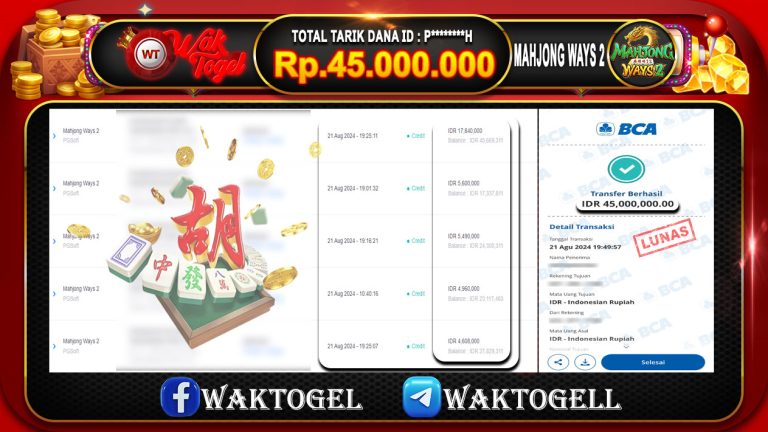 BUKTI PEMBAYARAN SLOT WAKTOGEL