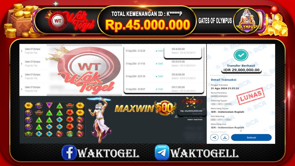 BUKTI PEMBAYARAN SLOT WAKTOGEL