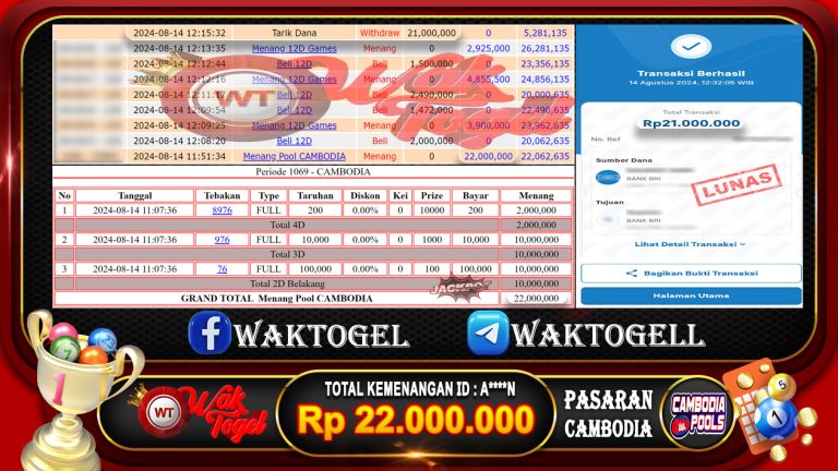 BUKTI PEMBAYARAN CAMBODIA WAKTOGEL