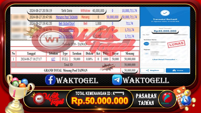 BUKTI PEMBAYARAN TAIWAN WAKTOGEL