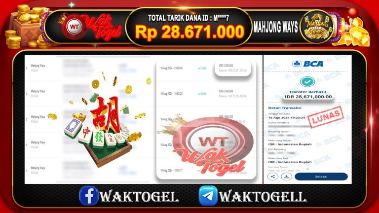 BUKTI PEMBAYARAN SLOT WAKTOGEL