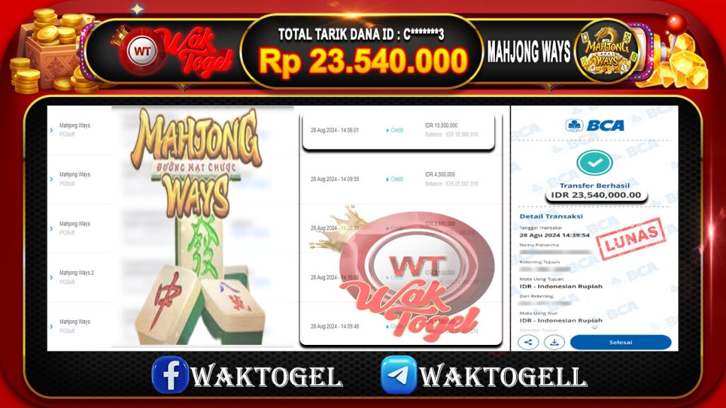 BUKTI PEMBAYARAN SLOT WAKTOGEL