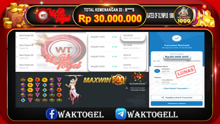 BUKTI PEMBAYARAN SLOT WAKTOGEL