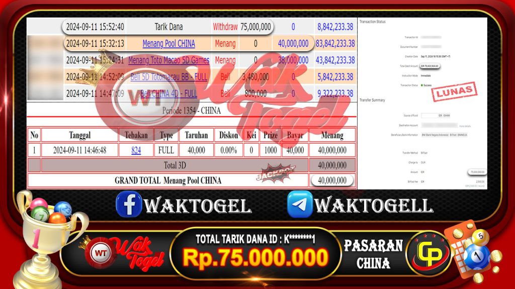 BUKTI PEMBAYARAN CHINA WAKTOGEL