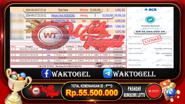 BUKTI PEMBAYARAN HONGKONG LOTTO WAKTOGEL