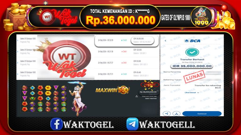 BUKTI PEMBAYARAN SLOT WAKTOGEL