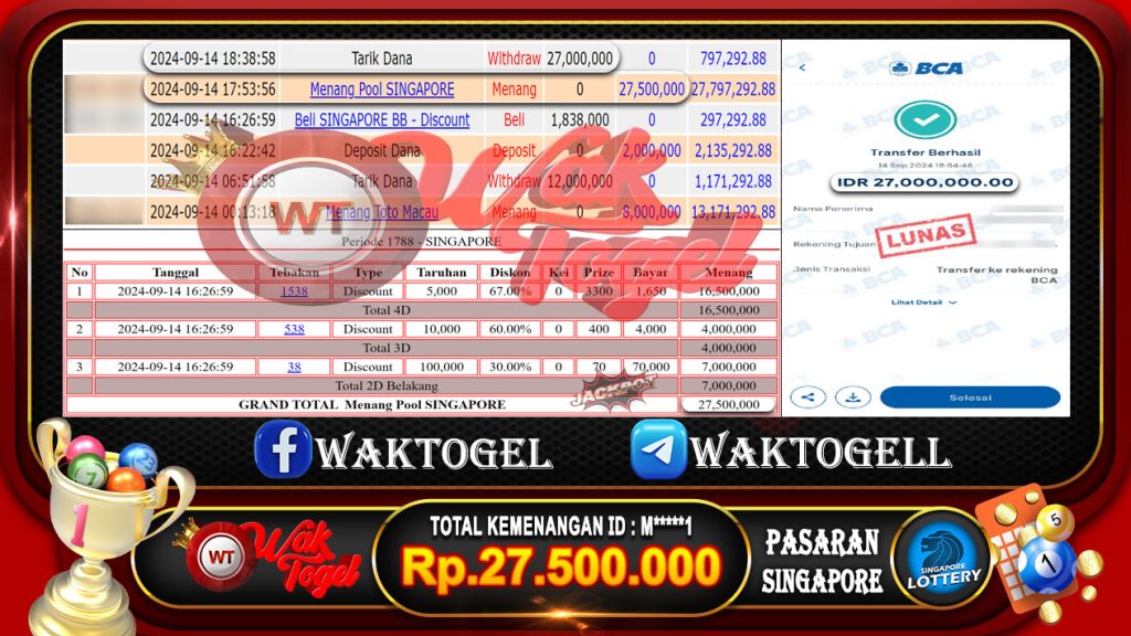 BUKTI PEMBAYARAN SINGAPORE WAKTOGEL