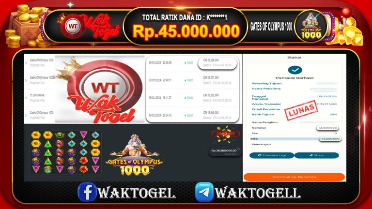 BUKTI PEMBAYARAN SLOT WAKTOGEL