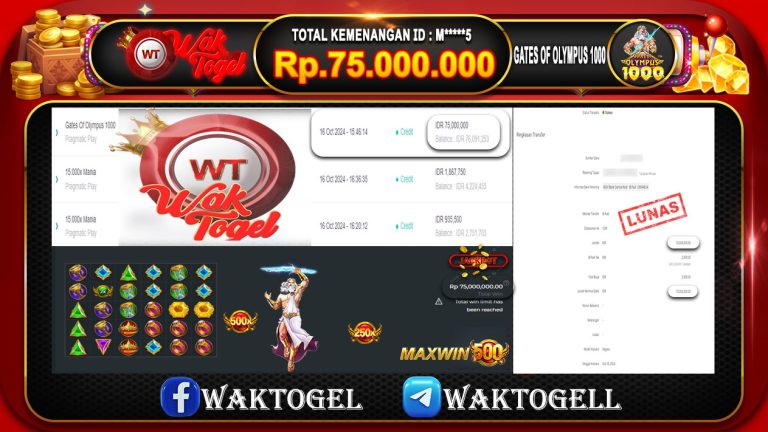 BUKTI PEMBAYARAN SLOT WAKTOGEL