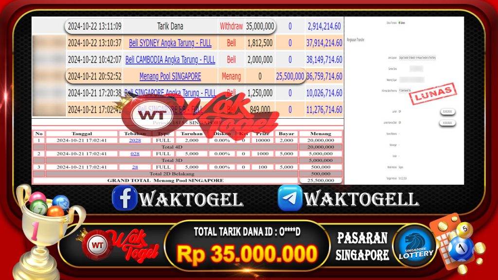 BUKTI PEMBAYARAN SINGAPORE WAKTOGEL