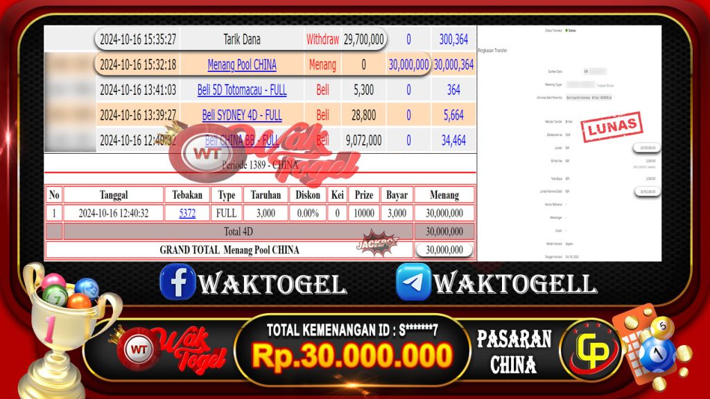 BUKTI PEMBAYARAN CHINA WAKTOGEL