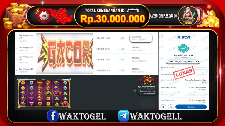 BUKTI PEMBAYARAN SLOT WAKTOGEL