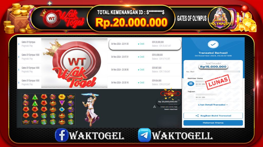 BUKTI PEMBAYARAN SLOT WAKTOGEL