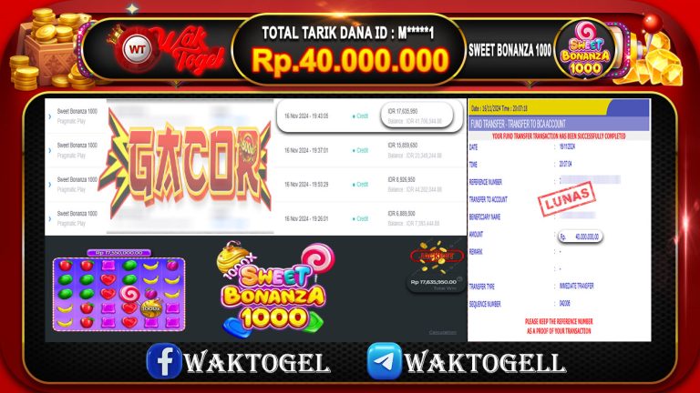 BUKTI PEMBAYARAN SLOT WAKTOGEL