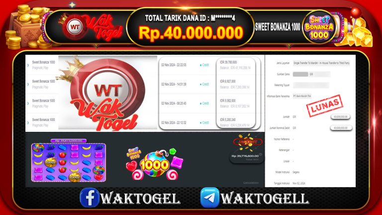 BUKTI PEMBAYARAN SLOT WAKTOGEL