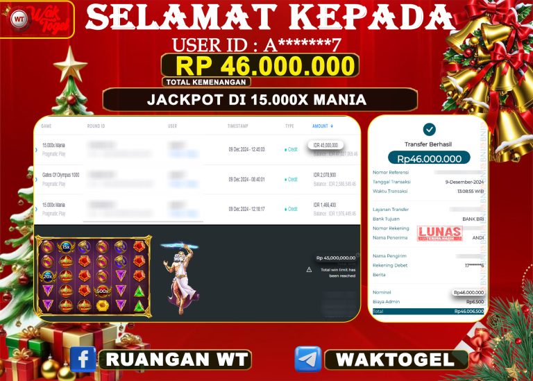 BUKTI PEMBAYARAN SLOT WAKTOGEL