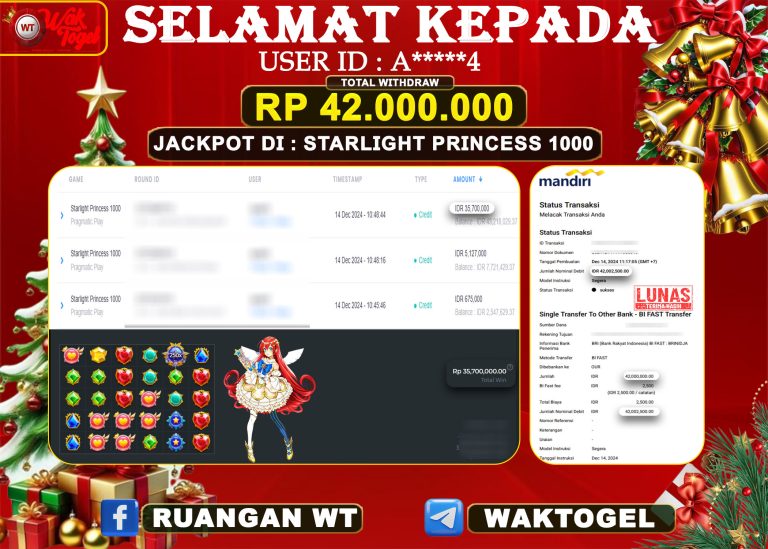 BUKTI PEMBAYARAN SLOT WAKTOGEL