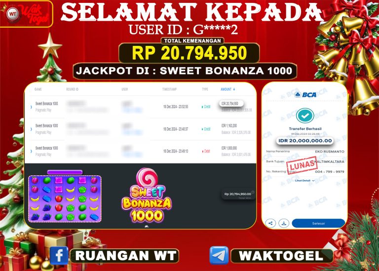 BUKTI PEMBAYARAN SLOT WAKTOGEL