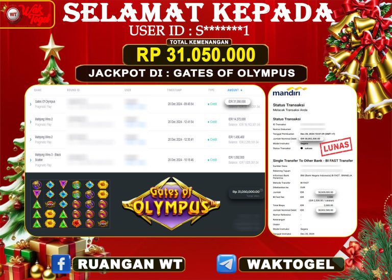 BUKTI PEMBAYARAN SLOT WAKTOGEL