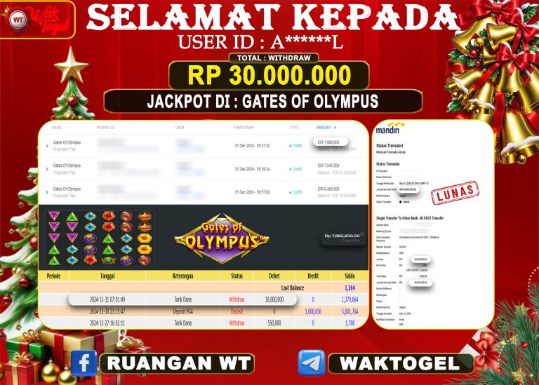 BUKTI PEMBAYARAN SLOT WAKTOGEL