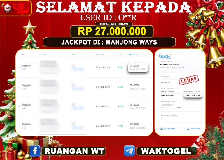 BUKTI PEMBAYARAN SLOT WAKTOGEL