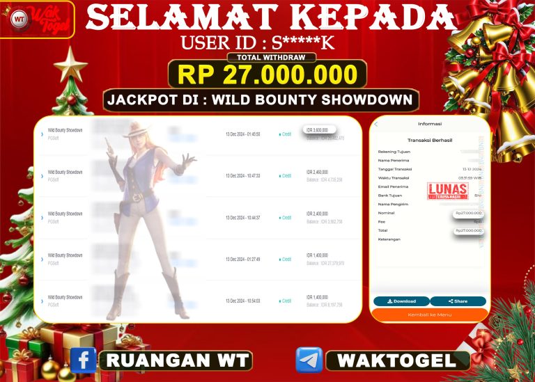 BUKTI PEMBAYARAN SLOT WAKTOGEL