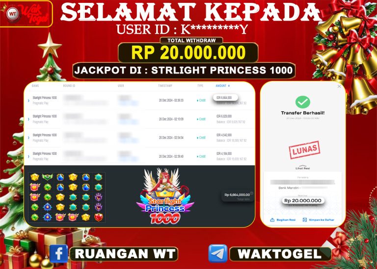 BUKTI PEMBAYARAN SLOT WAKTOGEL