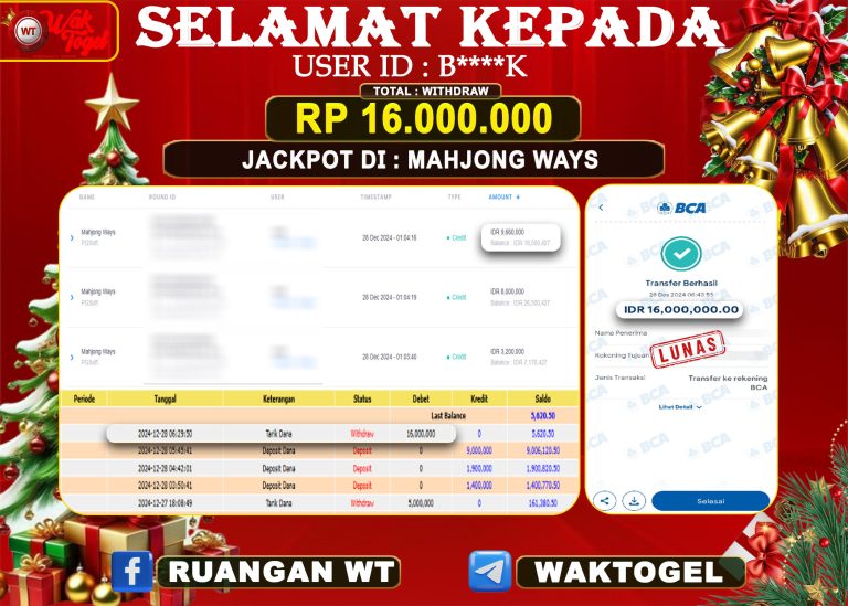 BUKTI PEMBAYARAN SLOT WAKTOGEL