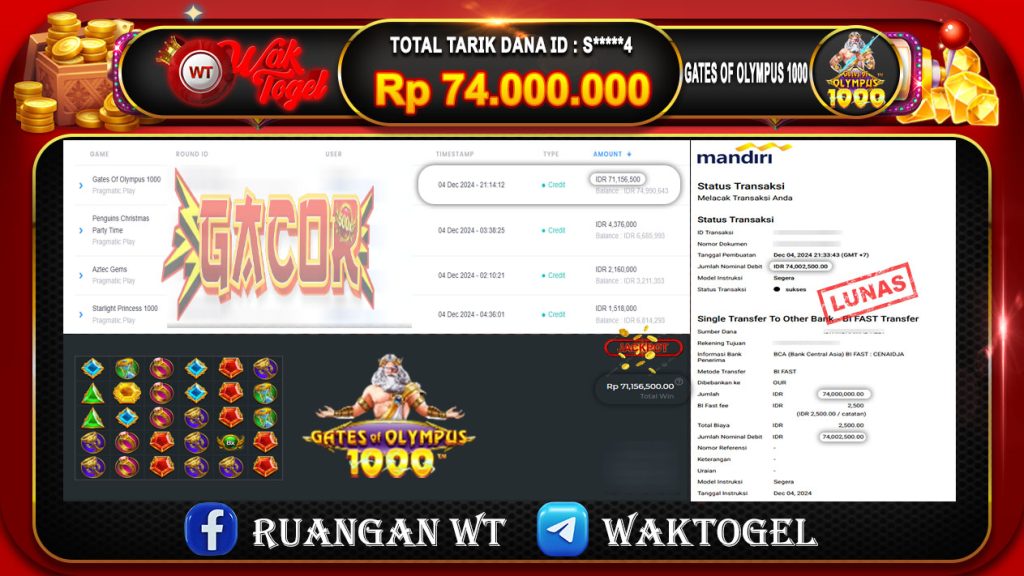 BUKTI PEMBAYARAN SLOT WAKTOGEL