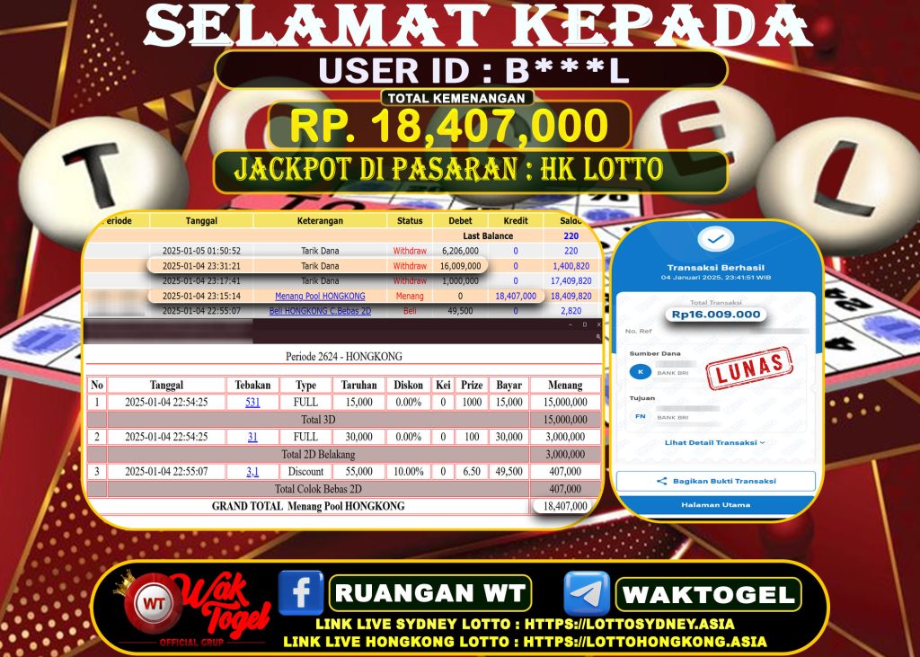 BUKTI PEMBAYARAN HONGKONG LOTTO WAKTOGEL