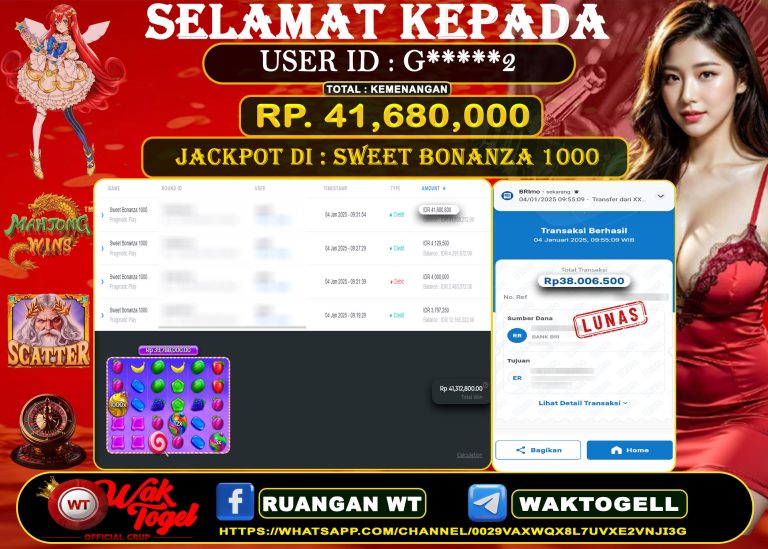 BUKTI PEMBAYARAN SLOT WAKTOGEL