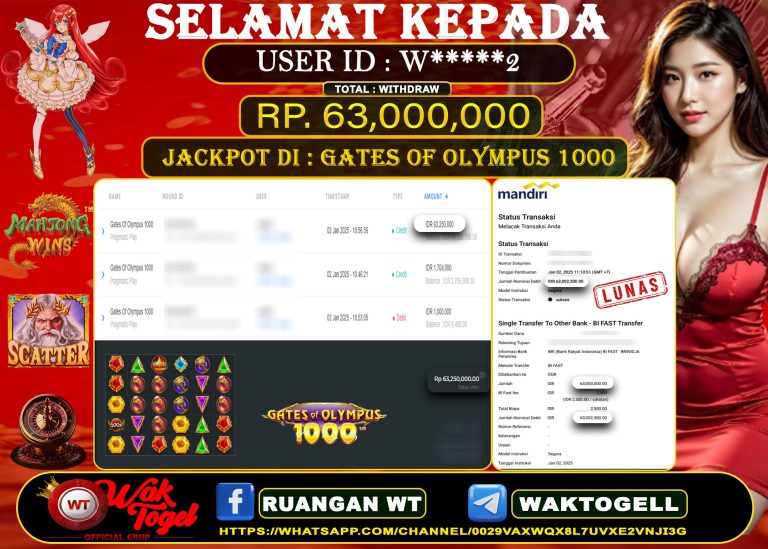 BUKTI PEMBAYARAN SLOT WAKTOGEL