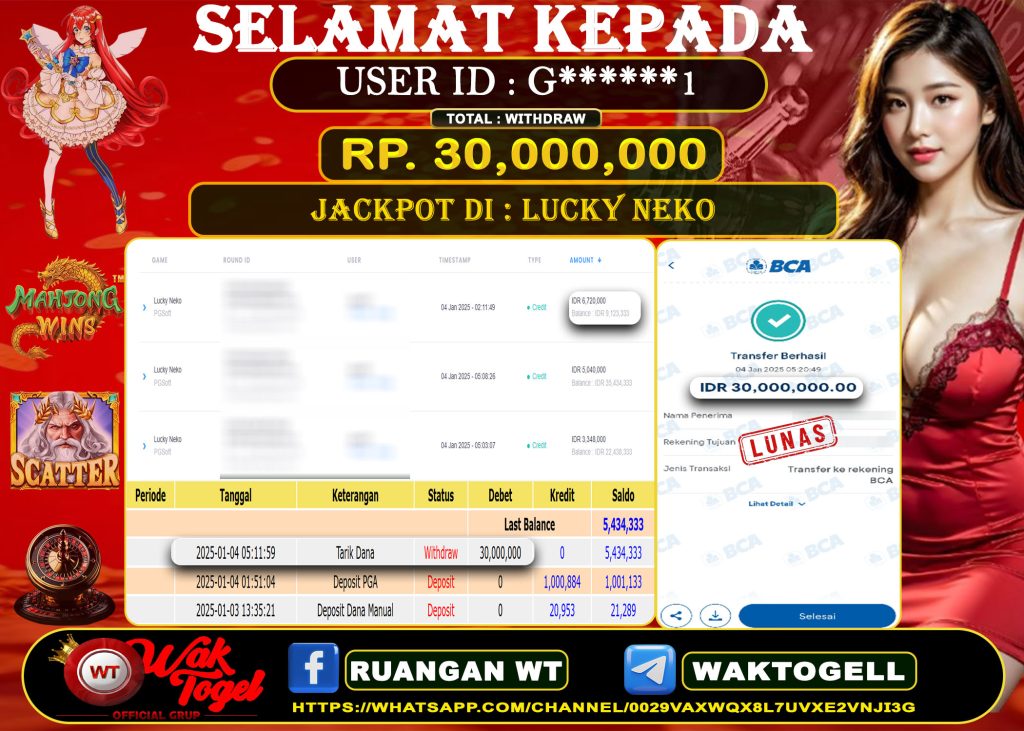 BUKTI PEMBAYARAN SLOT WAKTOGEL