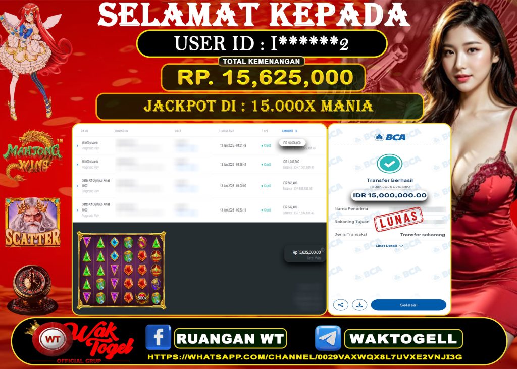 BUKTI PEMBAYARAN SLOT WAKTOGEL