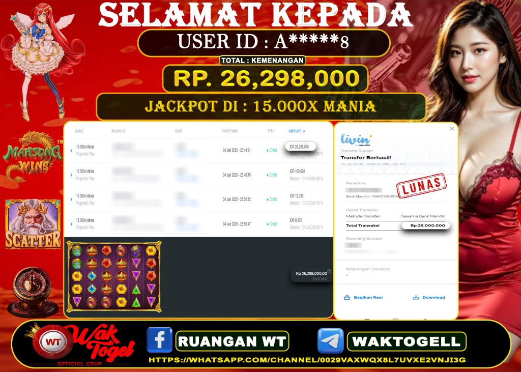 BUKTI PEMBAYARAN SLOT WAKTOGEL